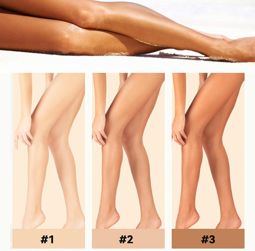 Trucco per Le Gambe,2Pc Crema Coprente Capillari Gambe,Impermeabile,Copertura pe - Foto 7 di 12