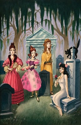 Paper Poster Haunted Mansion Ladies Of The Graveyard Unframe 