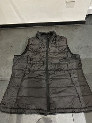 quechua Weste Damen ärmellose Jacke Steppweste XL ohne Etikett schwarz gebraucht