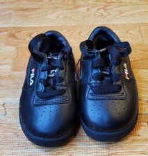 Fila Original Fitness Toddler Shoes Black 7VF80105-970 Size 4