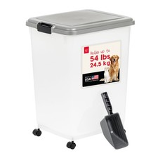 IRIS USA, 54 Lbs. Airtight Pet Food Container Dog Cat Food Storage Bin