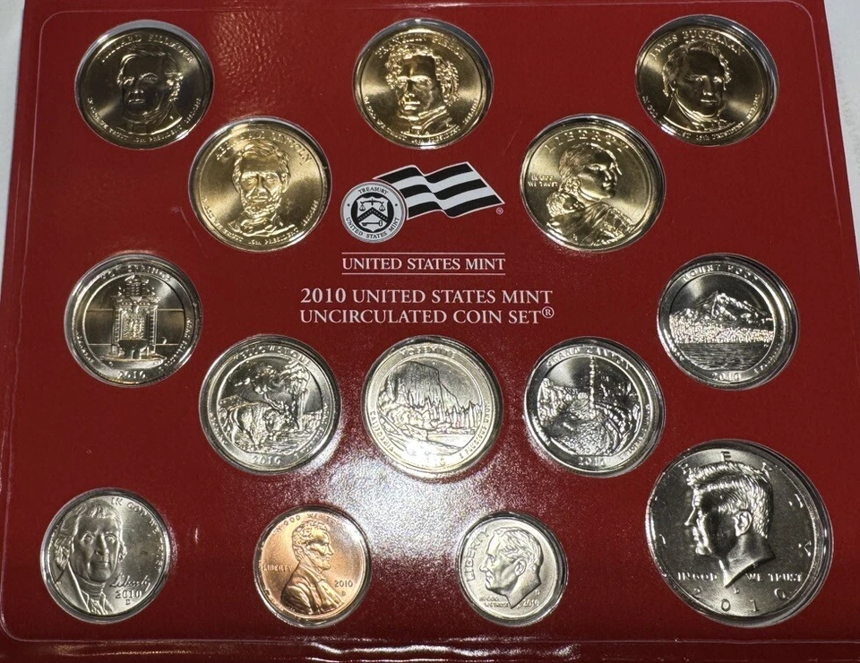 2010 US Mint Uncirculated Satin 28 Coin Set P&D Mints in OGP w/COA in Sealed Box - Image 4 of 4
