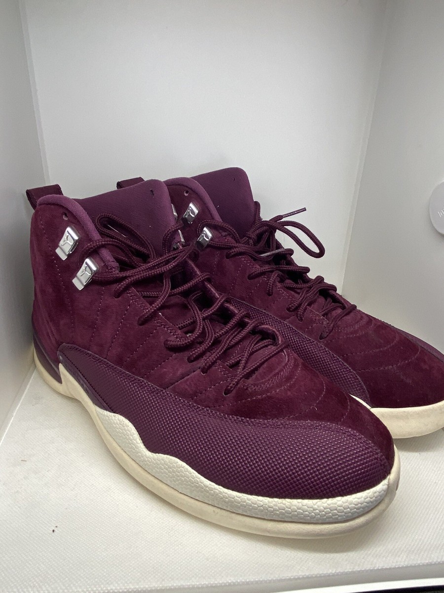 Jordan 12s Purple Bordeaux 12s On Feet Nike Jordan 12 Retro