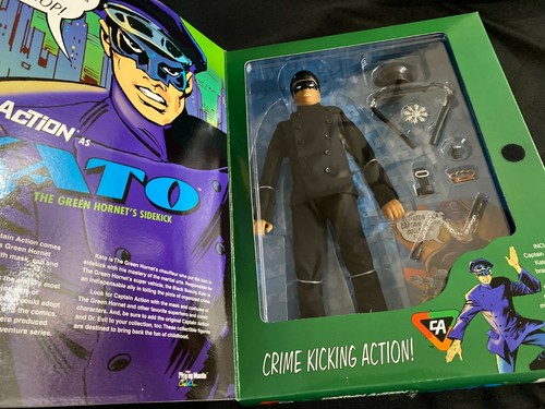 CAPTAIN ACTION KATO Actionfigur Playing Mantis 1998 neu im Karton GREEN HORNET Sidekick - Bild 3 von 9