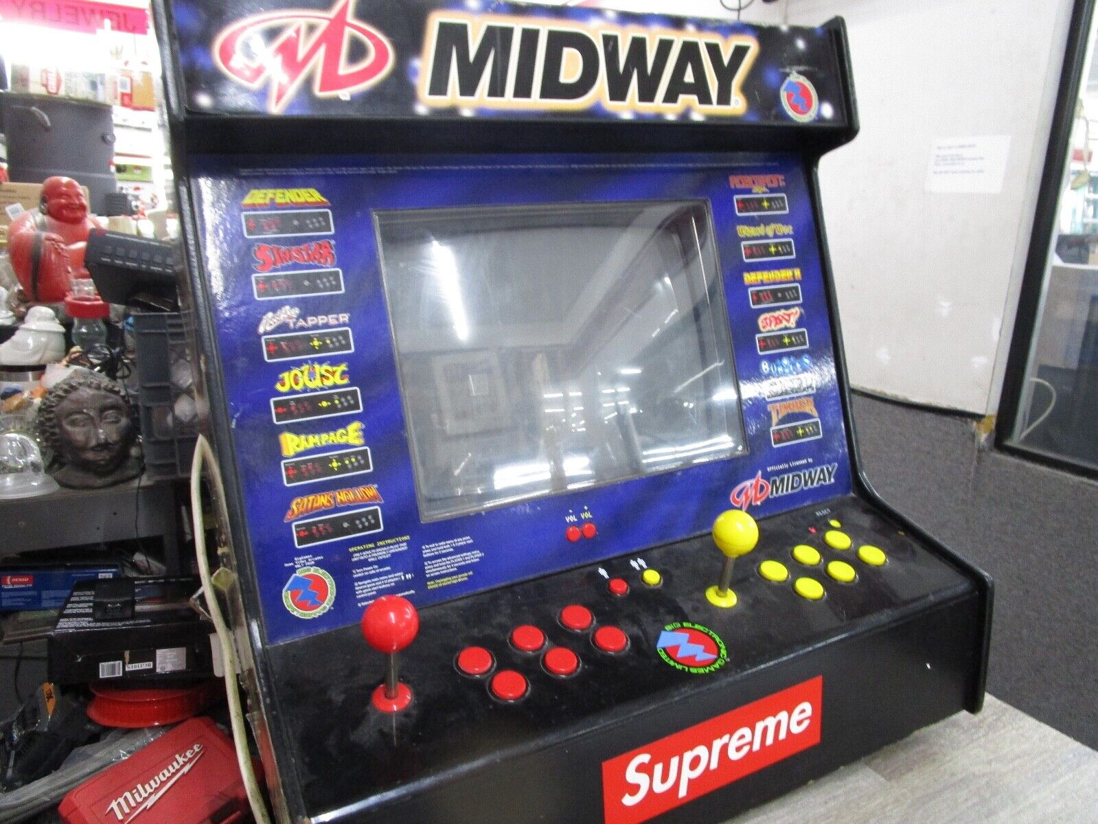 Midway Arcade Machine with 12 games.