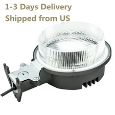 LED Mini Wall Pack Area Barn Light 75W Outdoor Fixture Security with Photocell