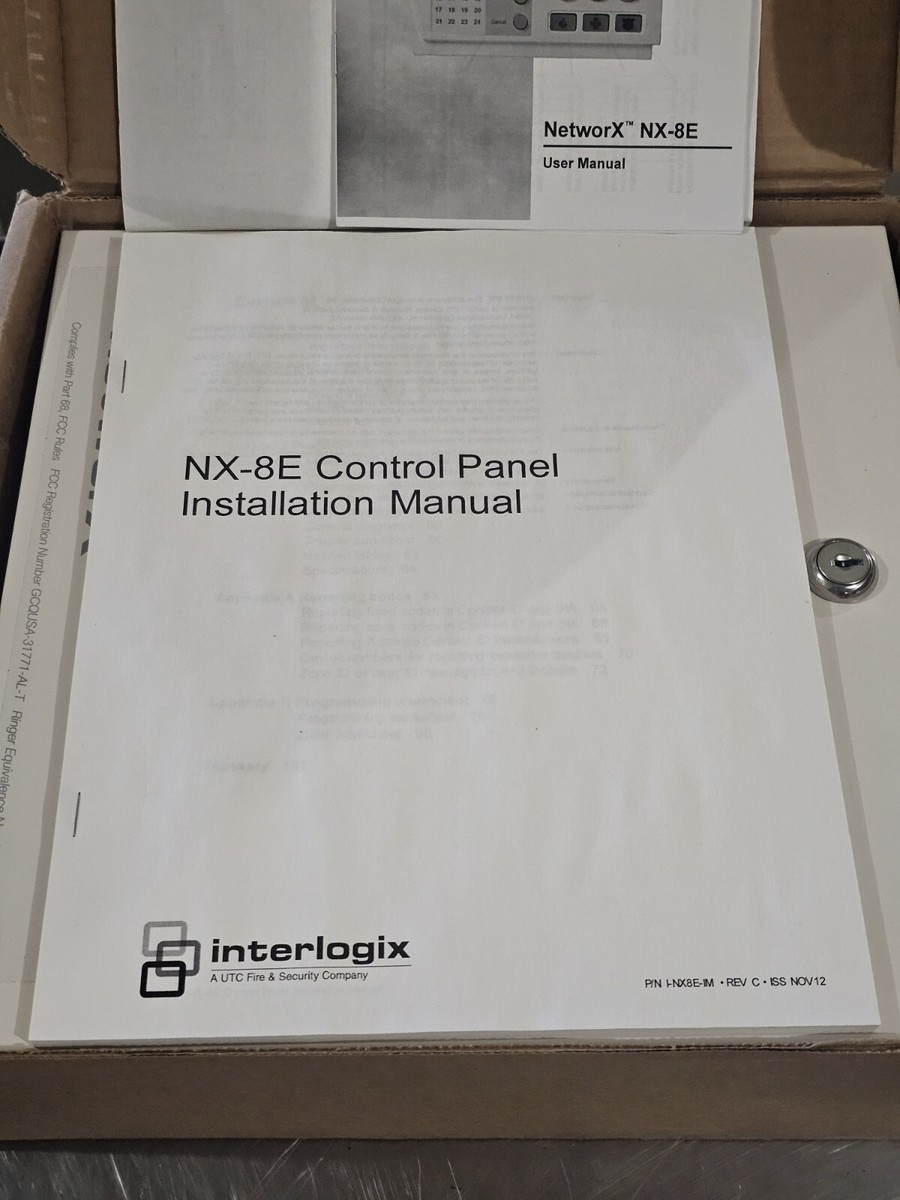 UTC Fire & Security interlogix NX-8E Networx Control Kit Rev H | eBay