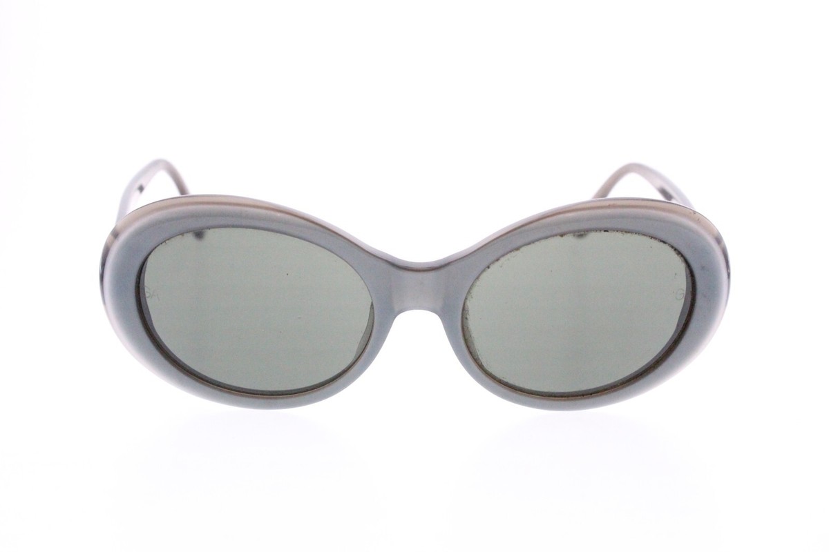 Vintage GIORGIO ARMANI 940 230 Gray Sunglasses Made in Italy 