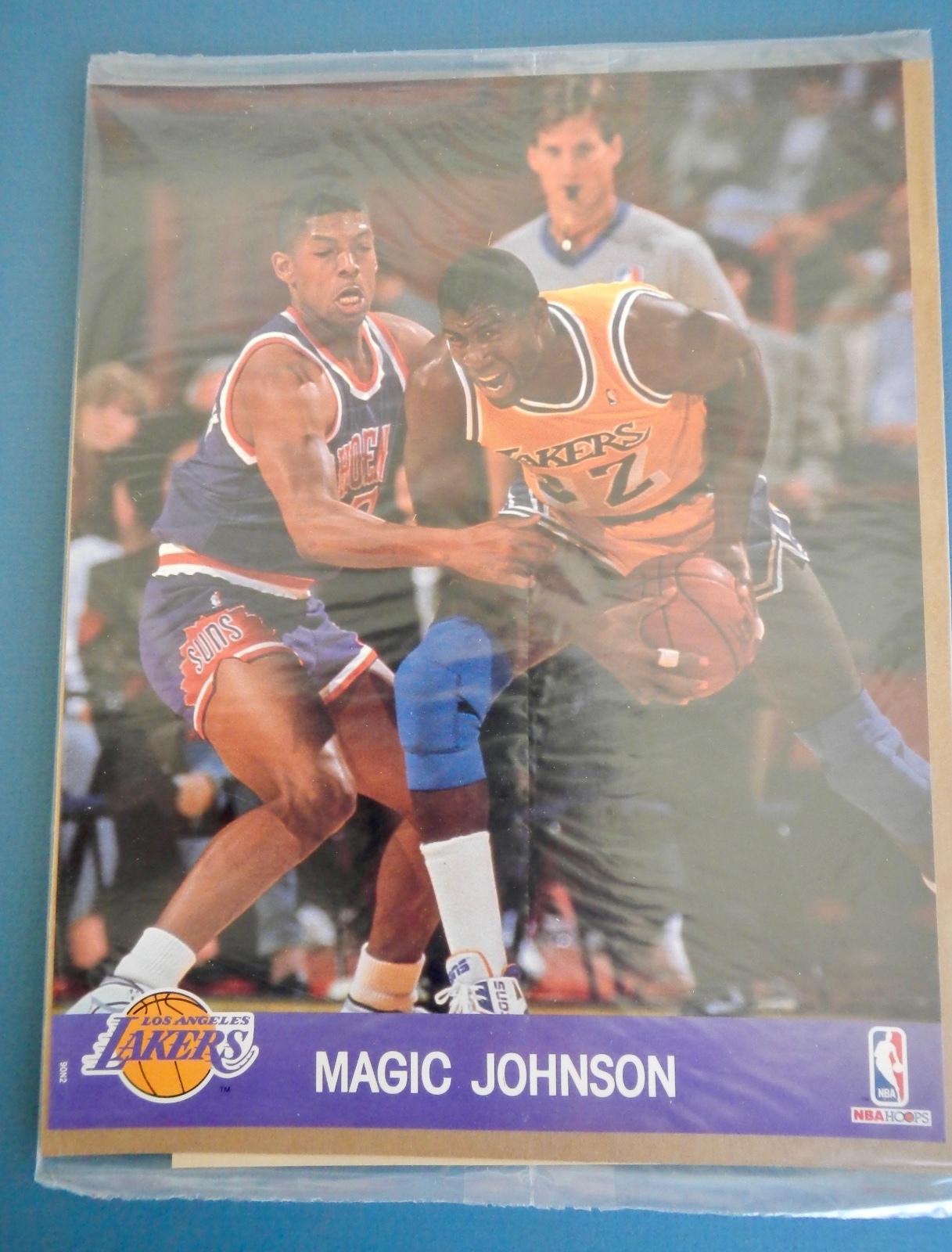Vintage Magic Johnson NBA Hoops Factory Sealed 8x10 La Lakers Photo Card  SEALED | eBay