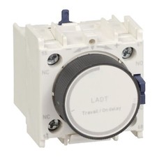 LADT4 Time Delay Auxiliary Contact Module,On Delay,10-180s,Screw Clamp Terminal