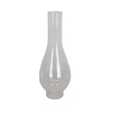 Lehman's Clear Oil Lamp Chimney, Glass Replacement for Oil Lamps, 2-In Base