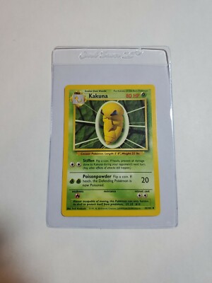 Pokmon TCG Kakuna Base Set 33/102 Unlimited Uncommon NM 1999 | eBay Pokmon TCG Kakuna Base Set 33/102 Unlimited Uncommon NM 1999 | eBay