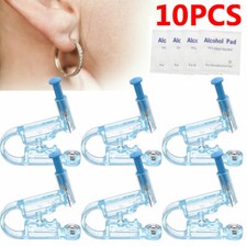 10 Ear Piercing Asepsis Disposable Healthy Earring Piercer Tool Stud Gun Jewelry