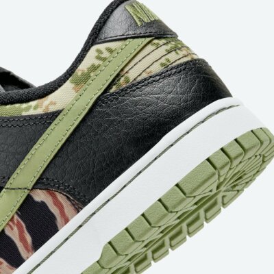 Nike Dunk Low SE Black Multi-Camo DH0957-001 Men`s Sneakers