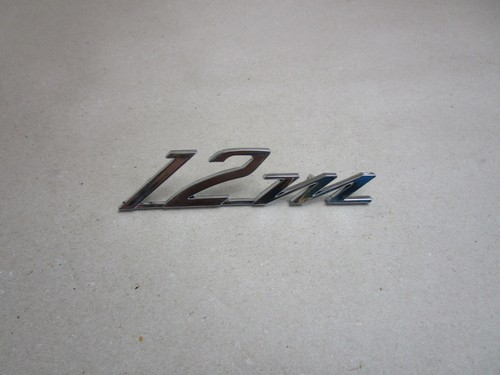 Ford Taunus 12M G13 P4 P6 Chrom Schriftzug Emblem Modell " 12M " NEU original - Picture 2 of 11