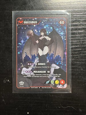 Dead World TCG Succubus Full Holo Secret Rare 121/116 Demo Edition Holo