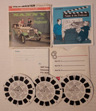 View-Master 1970 Nanny and the Professor Reels  Booklet - Flap removed