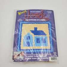 Wonder Fast Rug Hooking Country Cottage Kit WH2713 8" x 8" Hook Sold Separately