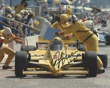 RICK MEARS SIGNED AUTHENTIC 4X INDY 500 WINNER 8x10 PHOTO B w/COA ROCKET DRIVER 