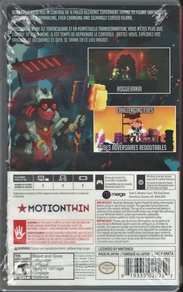 Dead Cells NSW (Brand New Factory Sealed US Version) Nintendo