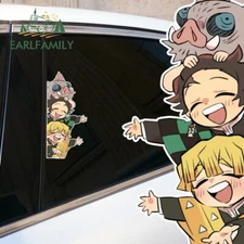 EARLFAMILY 5.1”INOSUKE Demon Slayer Car Stickers DIY Decals Laptop Bumper Decor
