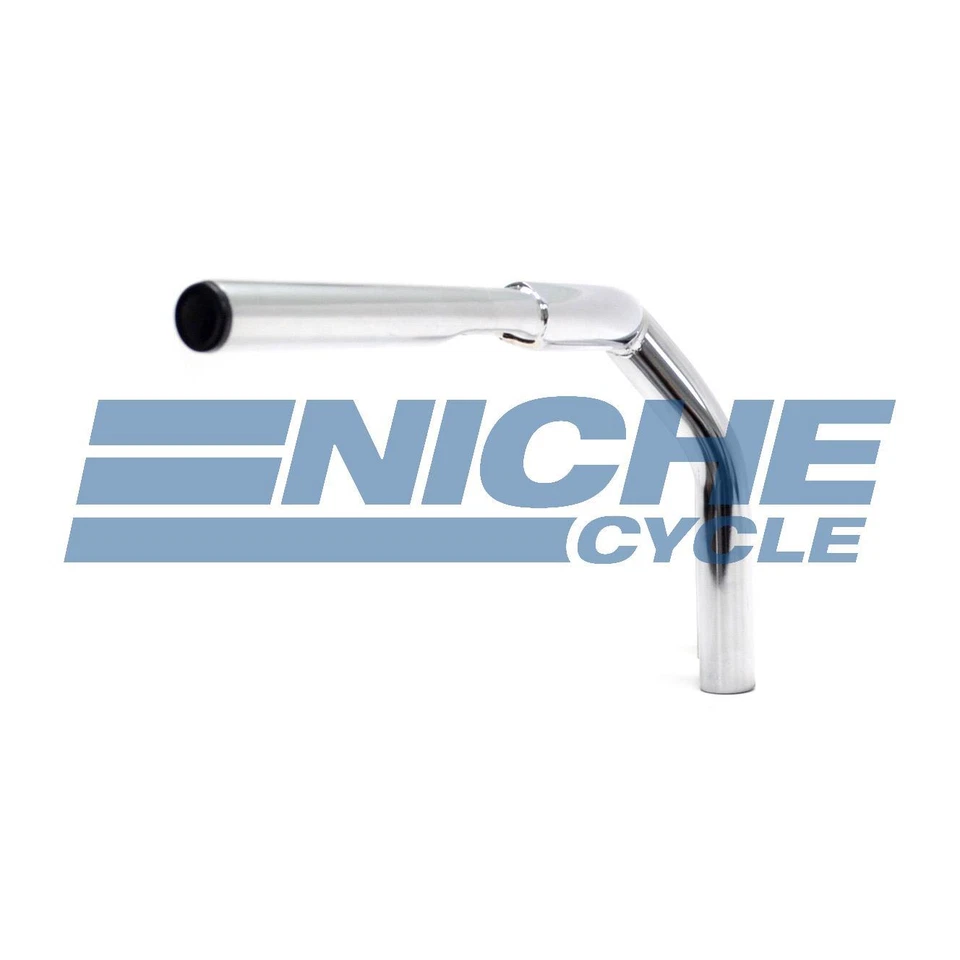 1-дюймовый стальной T-образный руль Harley Chopper Fat 1-1/4 дюйма с подъемом 8 дюймов - Изображение 3 из 4