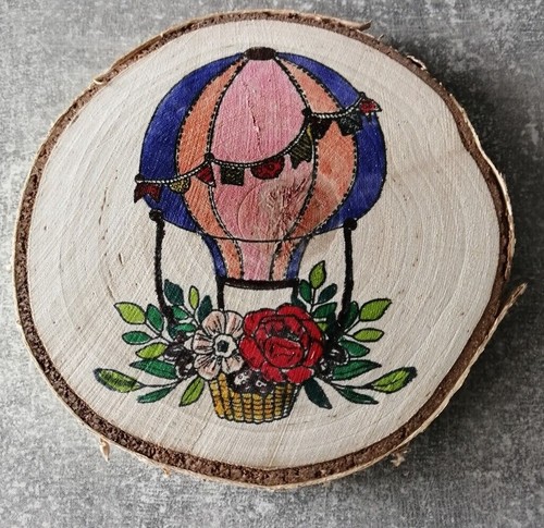 schöne Baumscheiben mit verschiedenen Motiven, 7-10 cm - Bild 9 von 11