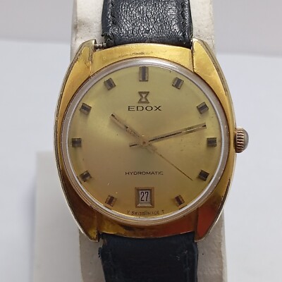 Vintage Edox Hydromatic 25 Jewels Men's Watch