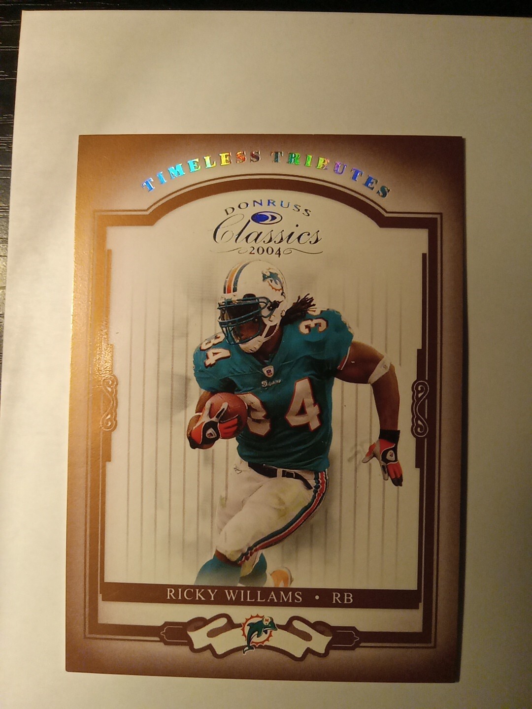 2004 Donruss Classics Timeless Tributes Red #49 Ricky Williams #d/100 Free Ship!