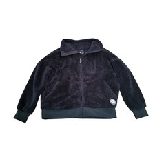 Spyder Women's Black Full Zip Pocket Fleece Fuzzy Soft Jacket Size Large