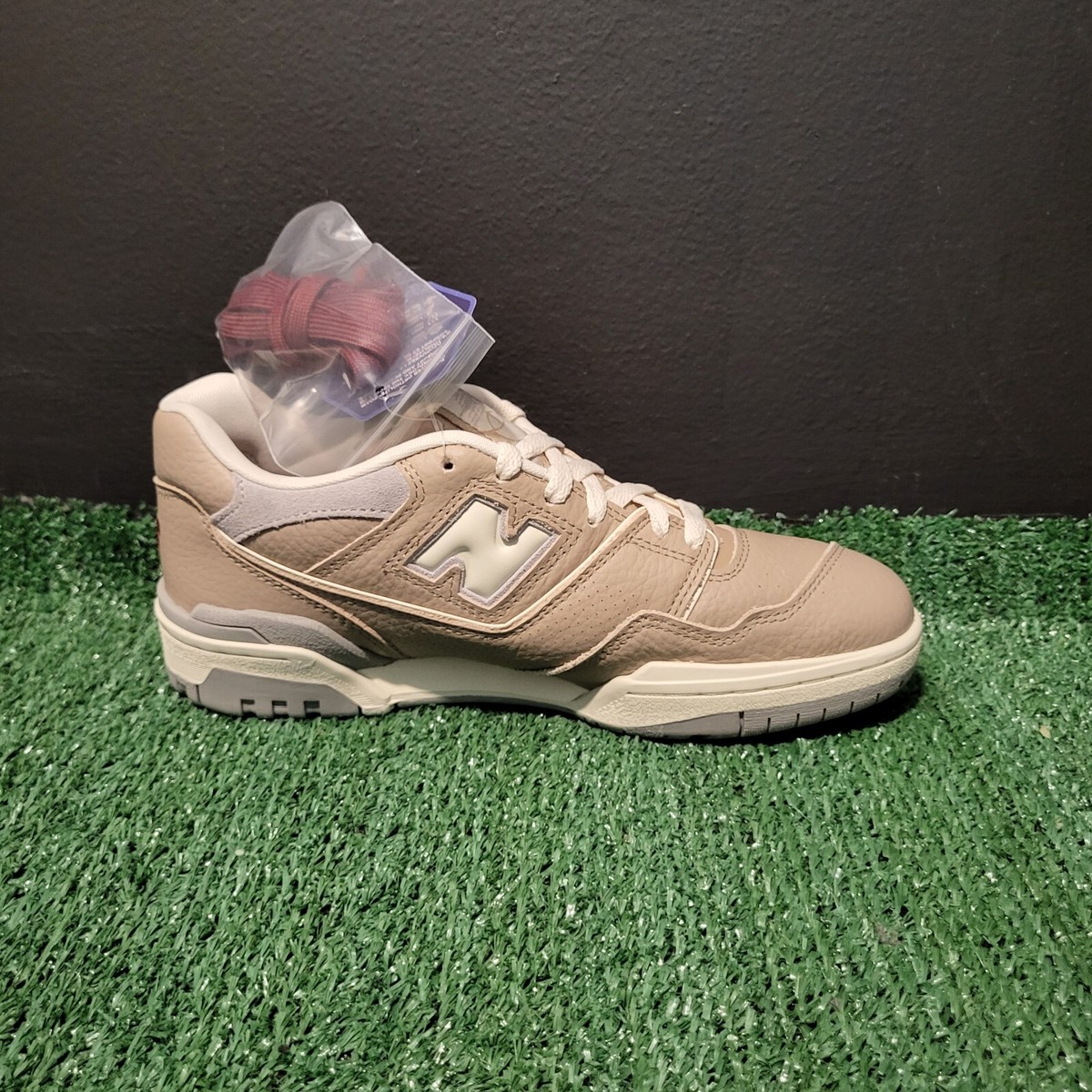 New Balance 550 Shoes Men 7.5 Lunar New Year Driftwood Cream Gray