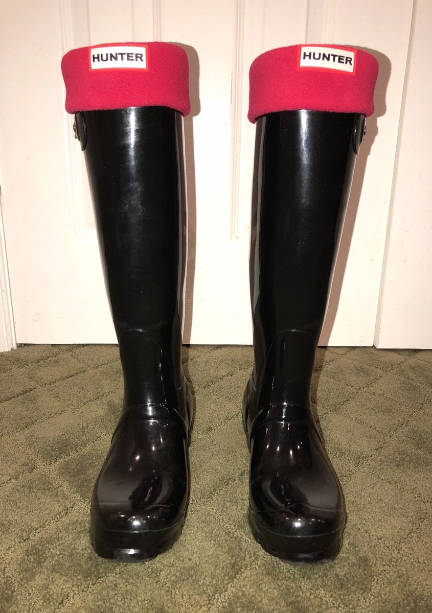red hunter boot socks