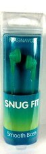 Magnavox Smooth Bass in Ear Headphones Smooth Bass Lime Green MHP4820-TL