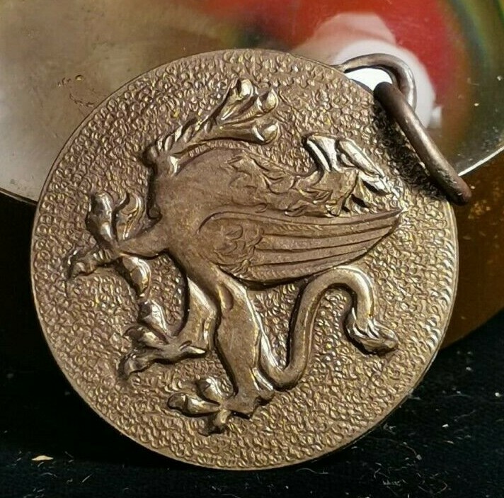 VECCHIA PIN SPILLA Distintivo Brosche Brooch Medaglia Accademia Cucina