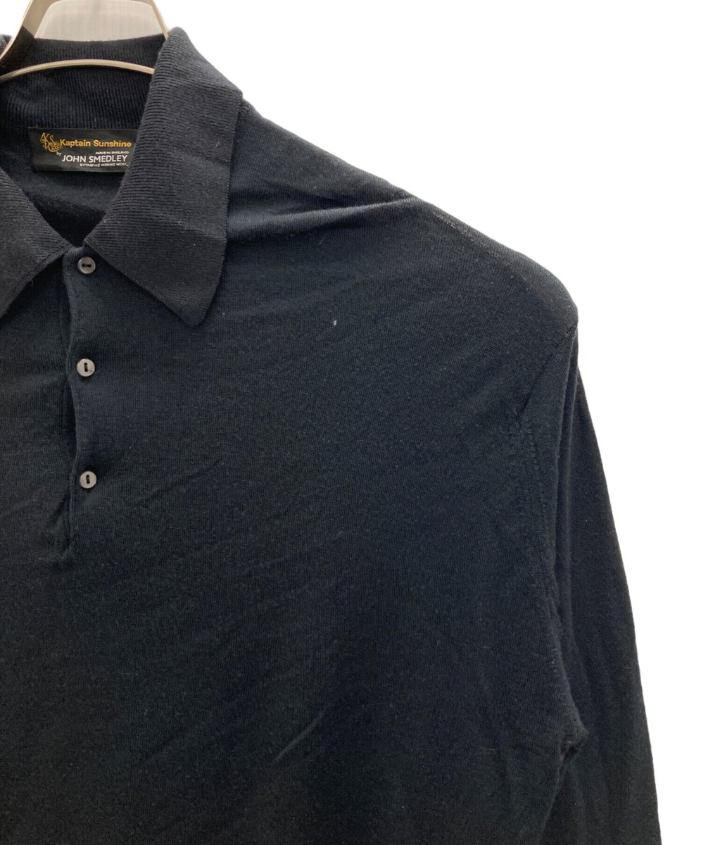 KAPTAIN SUNSHINE × JOHN SMEDLEY knit polo shirt Size: M KAPTAIN SUNSHINE × JOHN SMEDLEY knit polo shirt Size: M