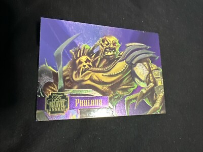 FLAIR 1995 MARVEL ANNUAL POWERBLAST INSERT CARD 24 OF 24  PHALANX