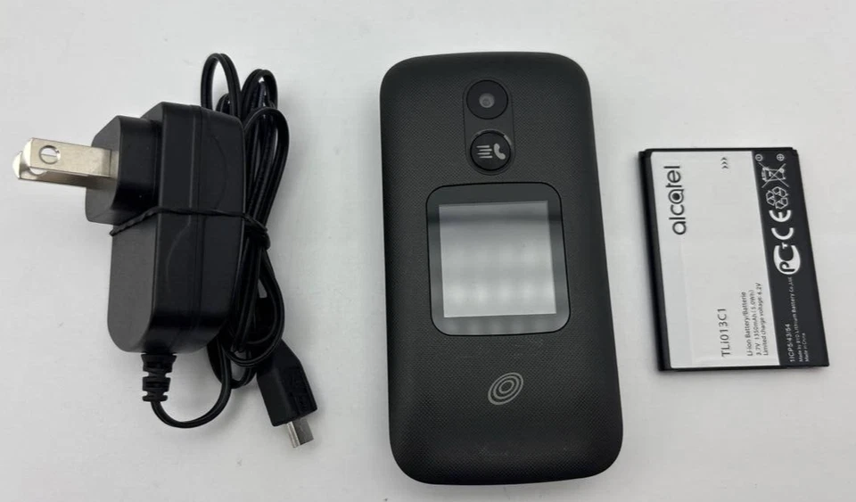 Alcatel MyFlip 2 Clamshell A406DL Flip Phon 2.8" 4GB KaiOS nano SIM Tracfone - Image 2 of 4