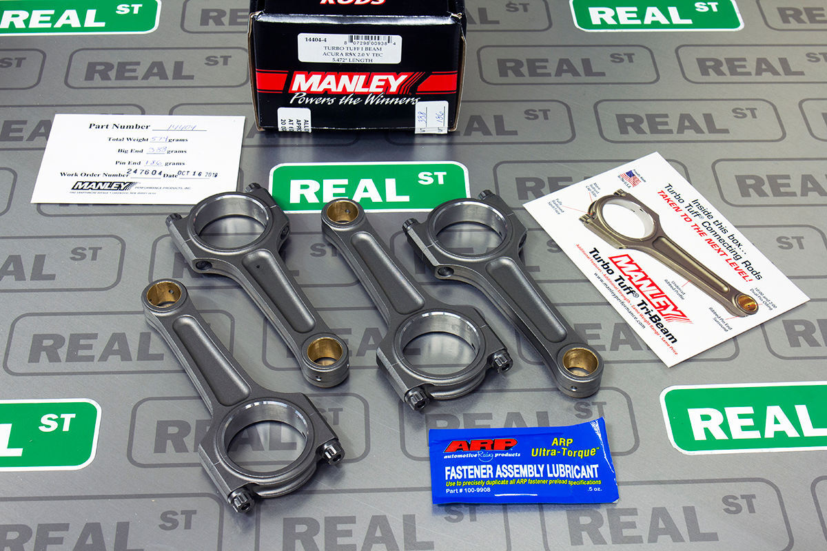 CP Pistons Manley I Beam Rods RSX K20 K20A K20A2 K20Z K20Z1 9.6:1 87mm ...