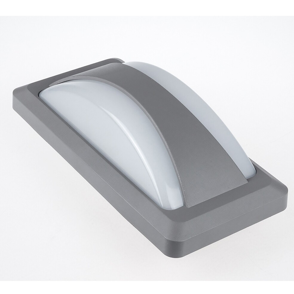 Lampada da muro Led SMD 12W Wall Light IP65 colore grigio V-TAC VT-8058 6000K