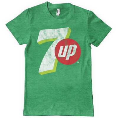 Offiziell lizenziertes 7UP - 7-UP Washed Logo Herren T-Shirt