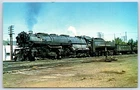 Postcard Train Northern Pacific Railroad Locomotive #5107 AQ37