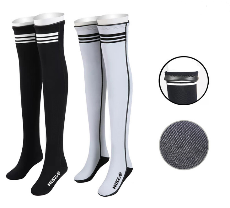 Women Lady 2mm Neoprene Non-slip Diving Long Socks Swim Surf Jump Diving  Socks