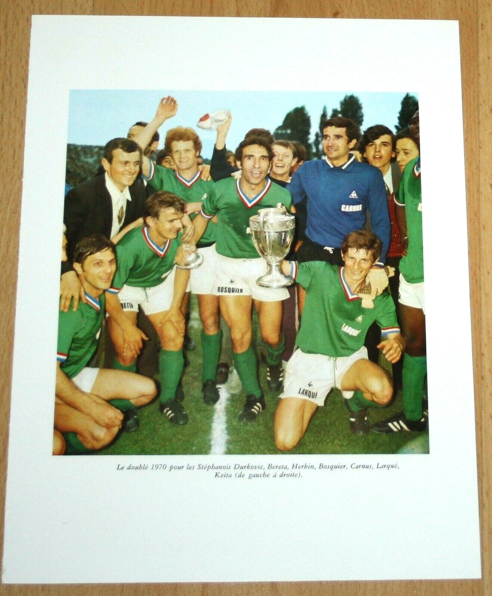 Photo Officielle D'Origine – Finale Coupe 1970 Saint-Etienne / Nantes – Collection La Hutte