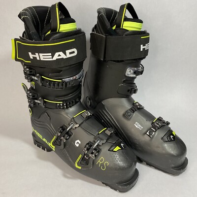Head NEXO LYT 130 RS 2020 Anthracite/Yellow Ski Boots Mens Mondo Size 28/28.5