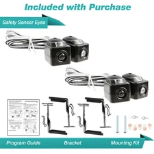 2 Safety Sensor Beam Eyes for 820CB Liftmaster Chamberlain Garage Door Opener