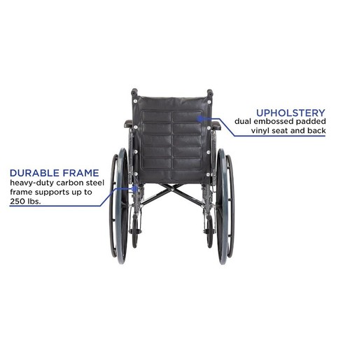 Invacare Series Tracer EX2 Standard Folding Wheelchair for Adults - Picture 4 of 5