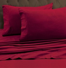 King Cotton Flannel Flat Sheet 170GSM Oversized 112x106 Tribeca Living
