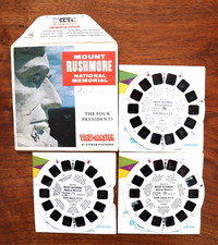 VIEWMASTER MOUNT RUSHMORE NATIONAL MEMORIAL S DAKOTA SAWYERS A487 3 REEL SET