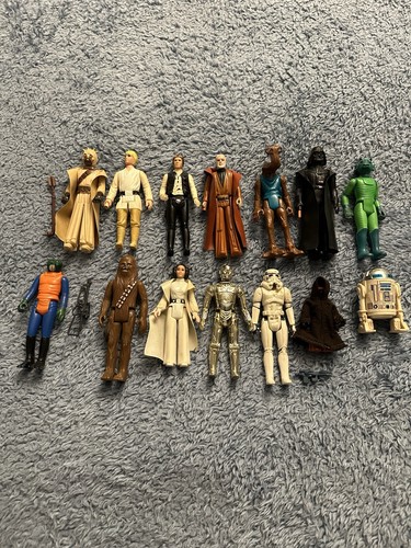 Vintage 1977 Kenner Star Wars Action Figuren A New Hope Original Sammlung