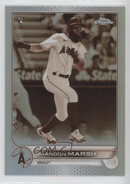 2022 Topps Chrome Sepia Refractor Brandon Marsh #133 Rookie RC 10wc